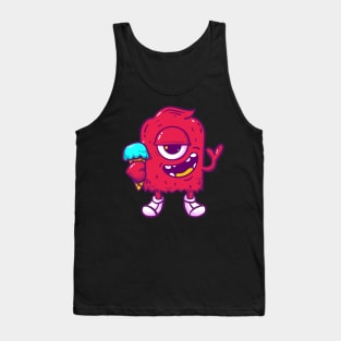 Monster cute ice cream Tank Top